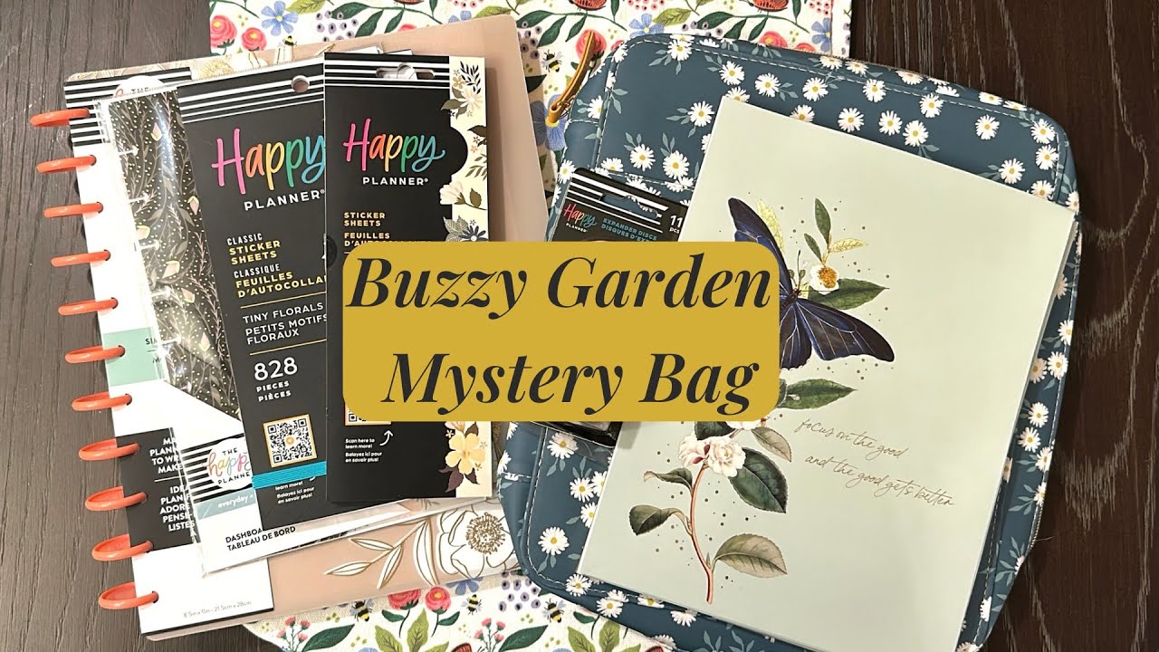 Happy Planner Buzzy Garden Mystery Bag Unboxing