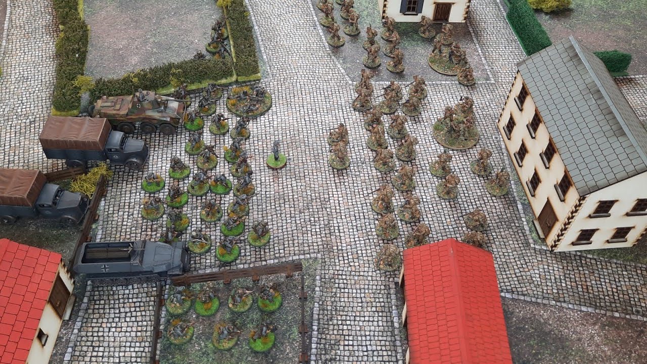 Bolt Action battle report. German Grenadiers Vs British Commando