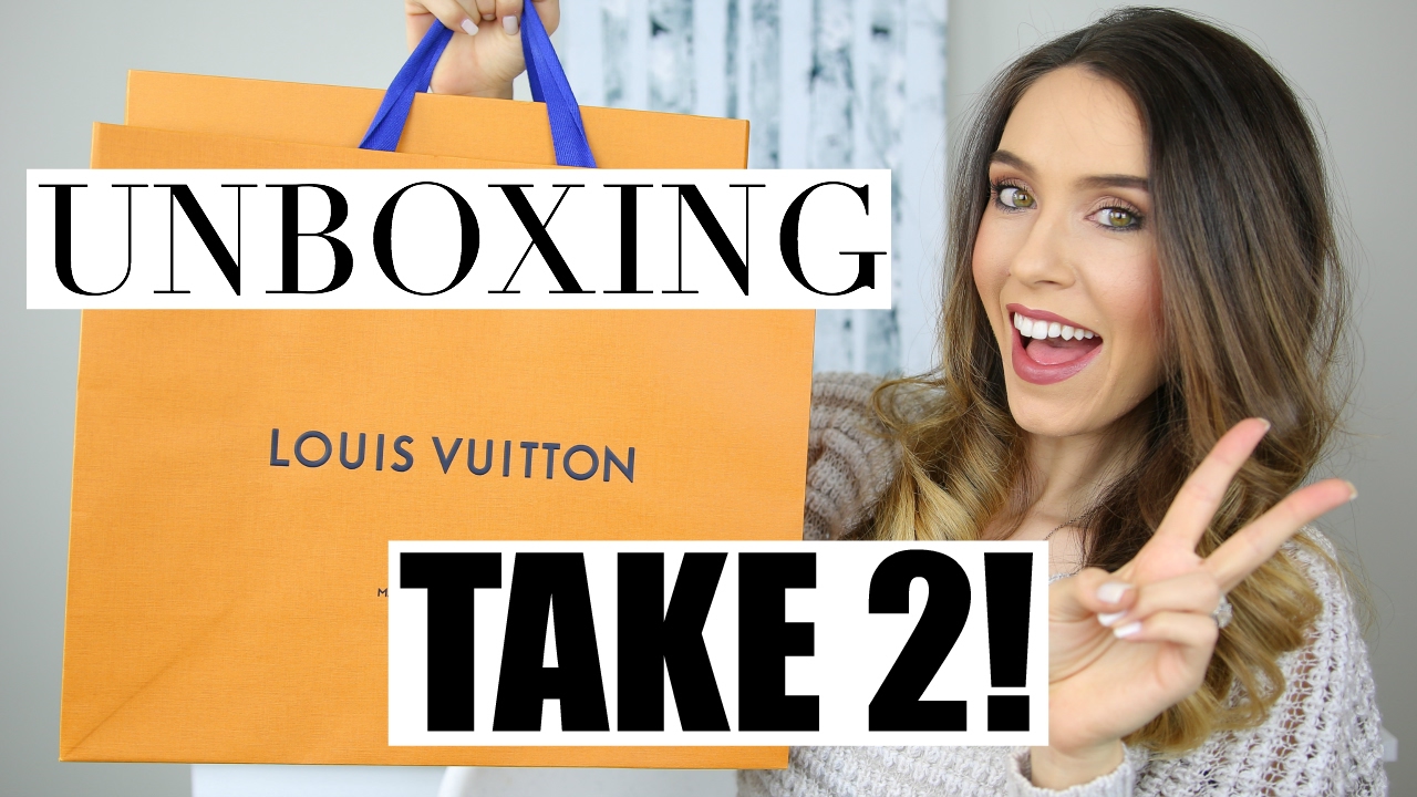 LOUIS VUITTON UNBOXING TAKE 2! | Modeling Shots & Bag Details | Shea Whitney