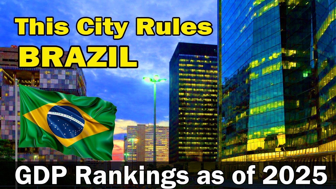 Brazil’s Richest Cities RIGHT NOW! 💰🇧🇷 | Top 10 by GDP Revealed!
