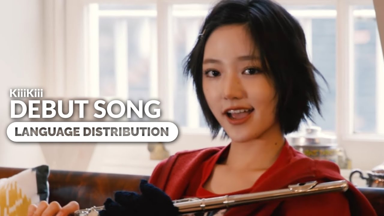 KiiiKiii - DEBUT SONG | Language Distribution
