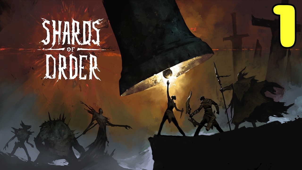 This dark RPG deckbuilder is finally out! I love it :) | Shards of Order #1 [Gameplay]