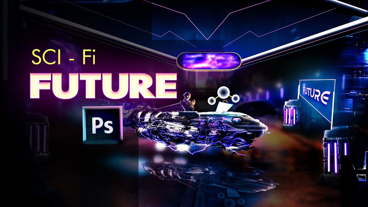 Sci fi Future | photoshop editing tutorial 2022 | photoshop manipulation | Hgraphic