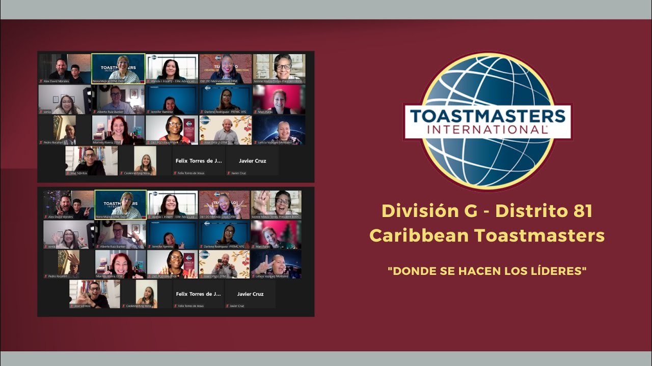 Motivational Talk with Trio District 81 Caribbean Toastmasters nov 2023