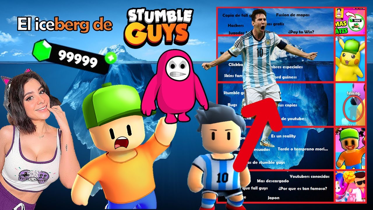 EL ICEBERG MAS COMPLETO DE STUMBLE GUYS