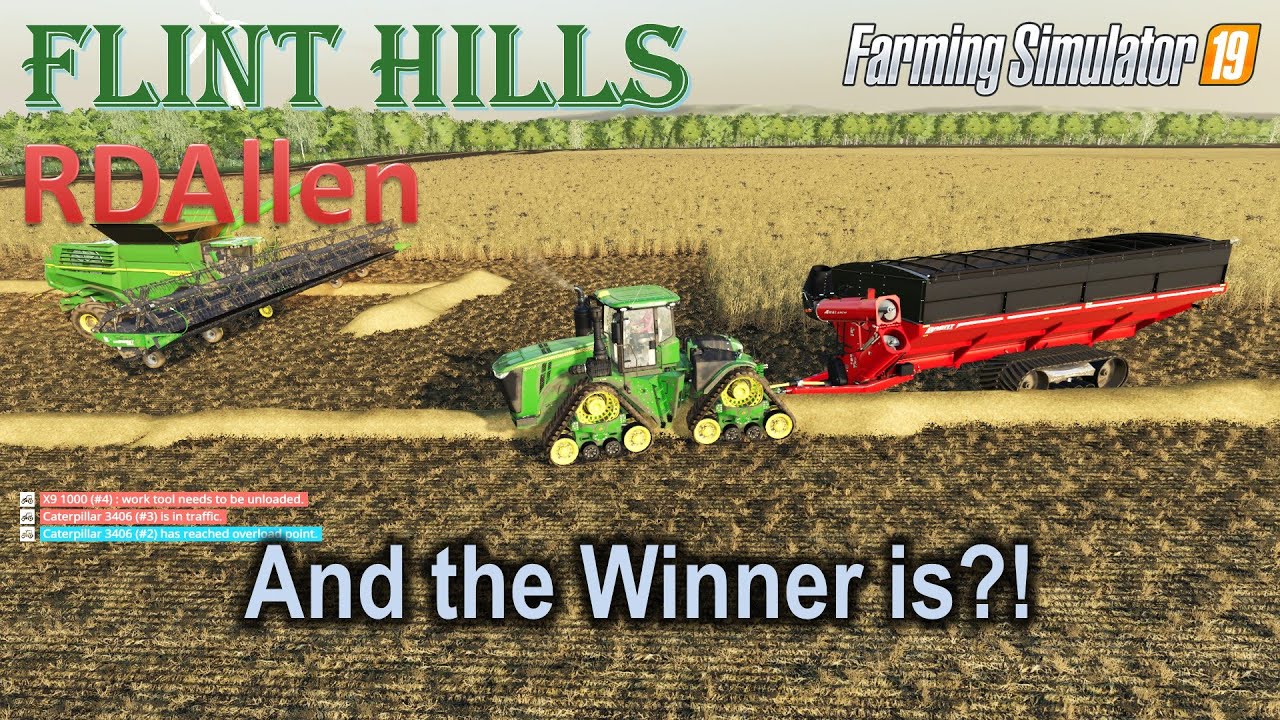And the Winner Is? Drum Roll Please! | E52 Flint Hills | Farming Simulator 19