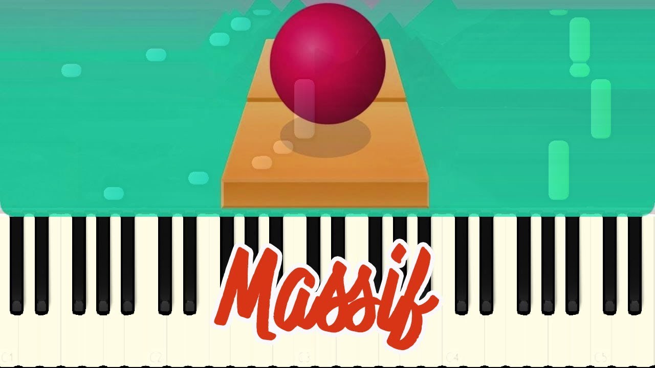 🎹 rolling sky - massif (Piano Tutorial Synthesia)❤️♫