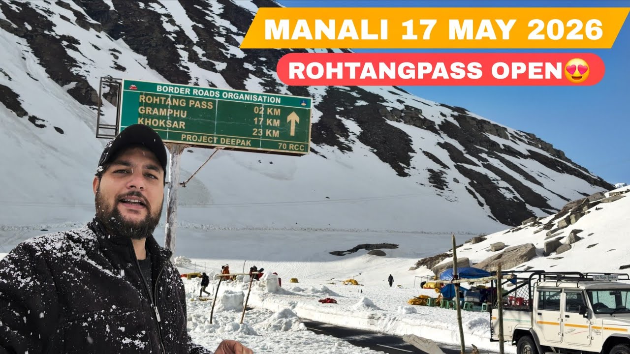 Manali Rohtangpass Latest video || Sissu Solangvalley Atal tunnel Sinkhulapass