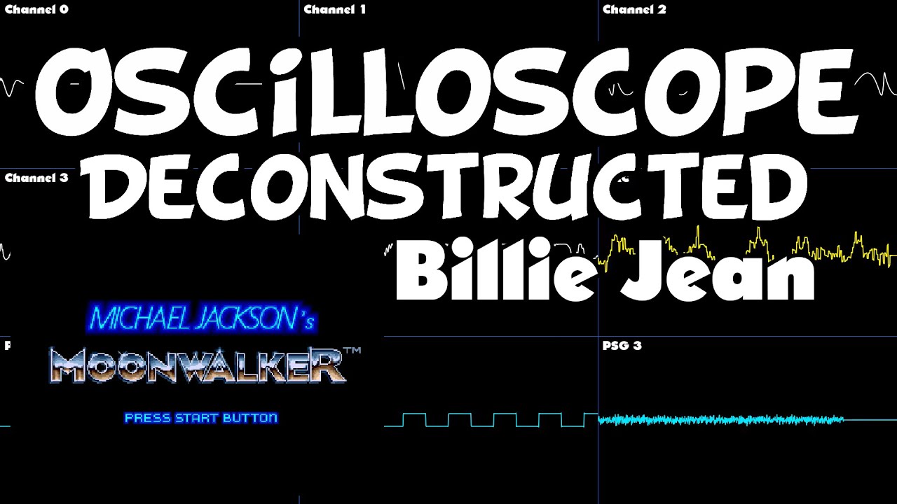 Michael Jackson's Moonwalker - Billie Jean - Oscilloscope Deconstruction
