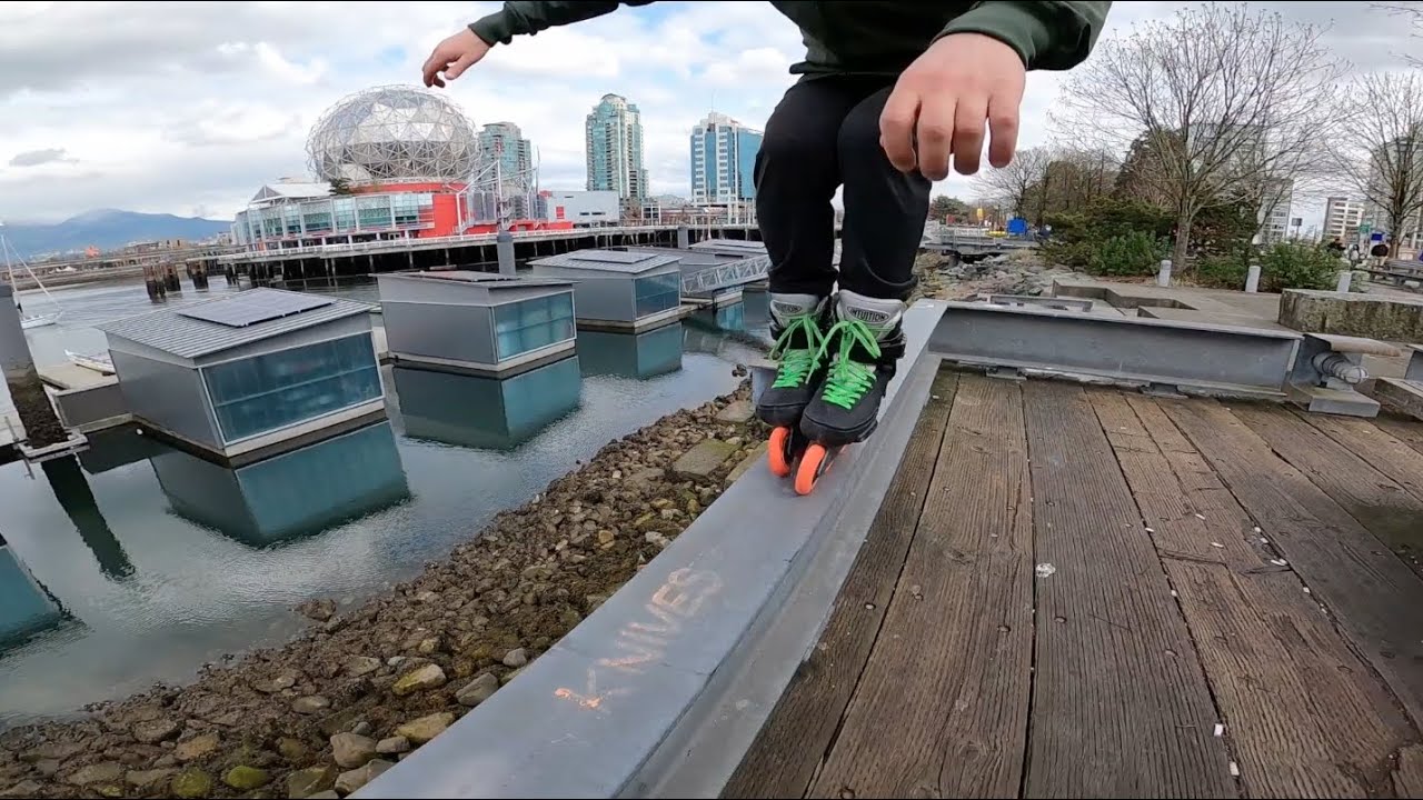 Skating From Spot To Spot On Rollerblades - KENNY VLOGS EP 44