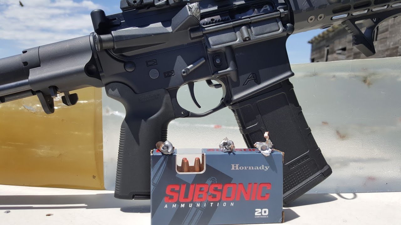 Hornady 190gr Sub X 300 Blackout Ammo Test & Review!