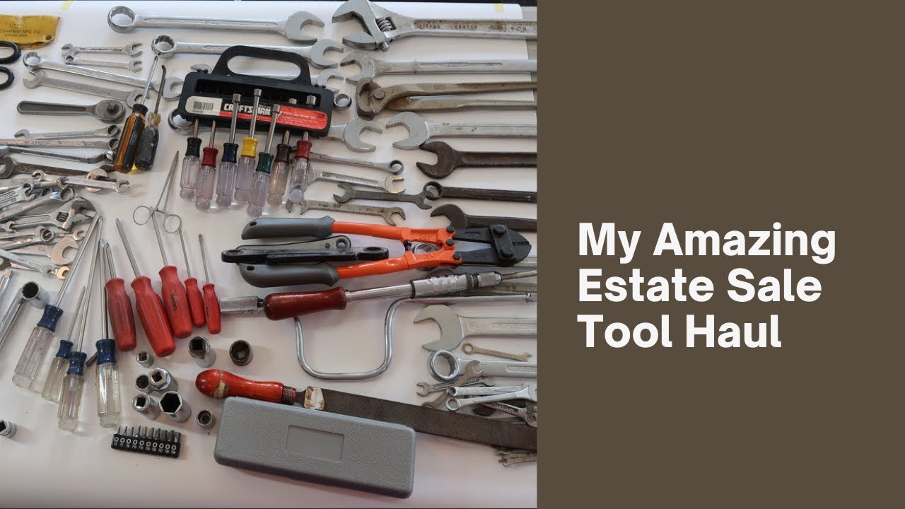 My Very First Estate Sale Tool Haul - How Much Did I Pay?
