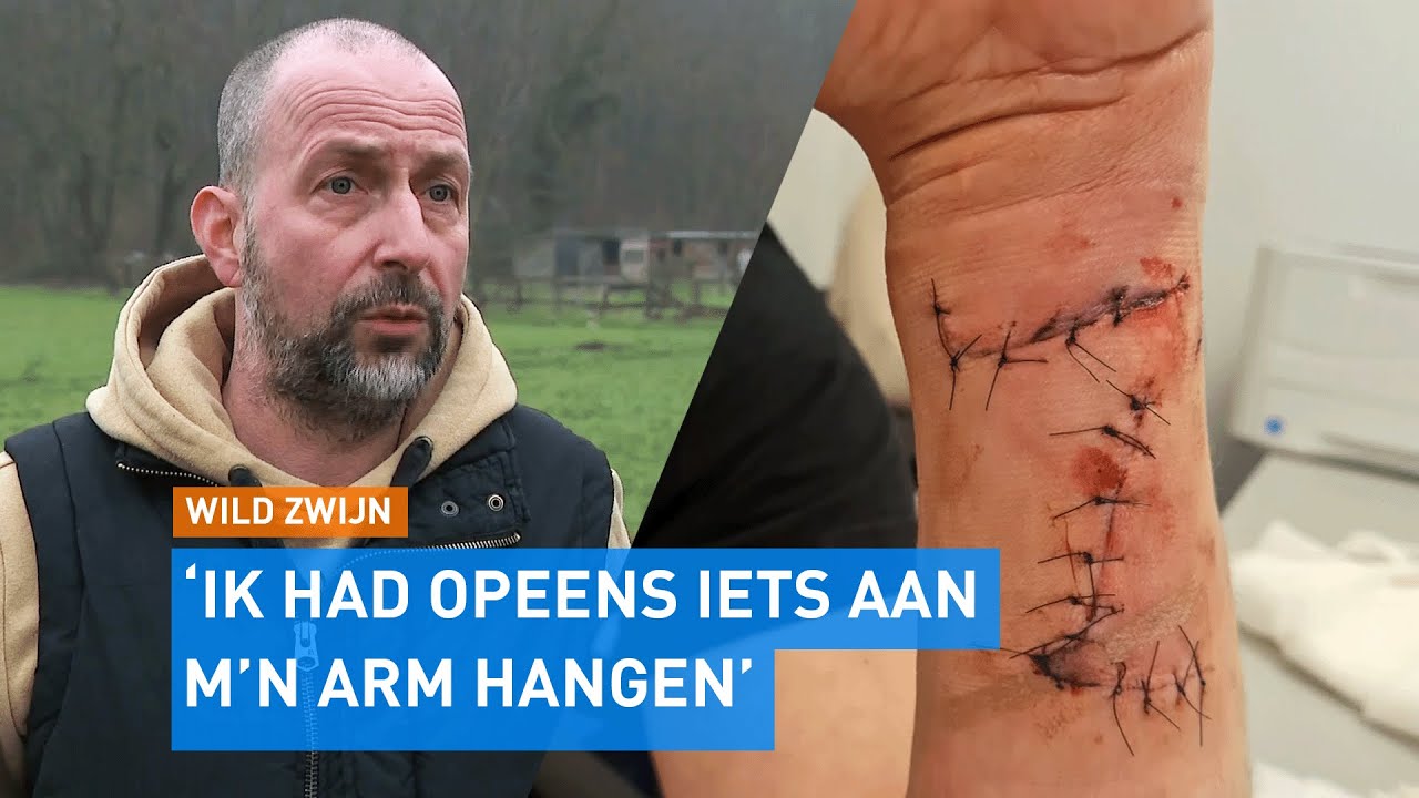 HEFTIG: Remko heeft 17 hechtingen na AANVAL door WILD ZWIJN | Hart van Nederland