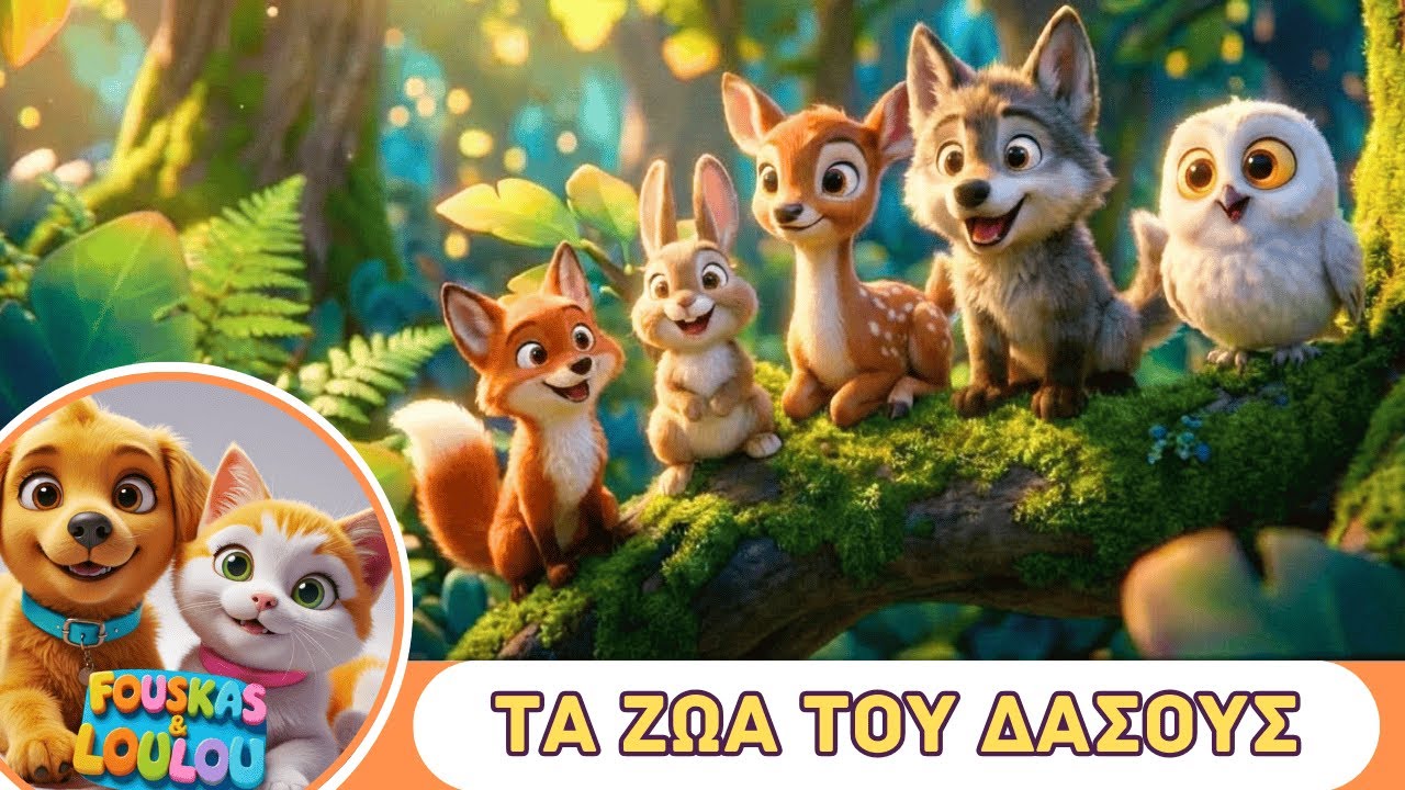 Τα ζώα του δάσους τραγουδούν! | Παιδικό τραγούδι για μικρά παιδία