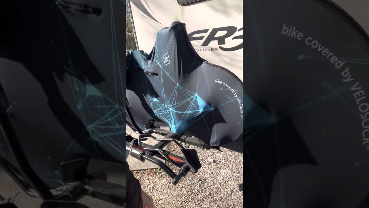 VELOSOCK bike cover bike rack review