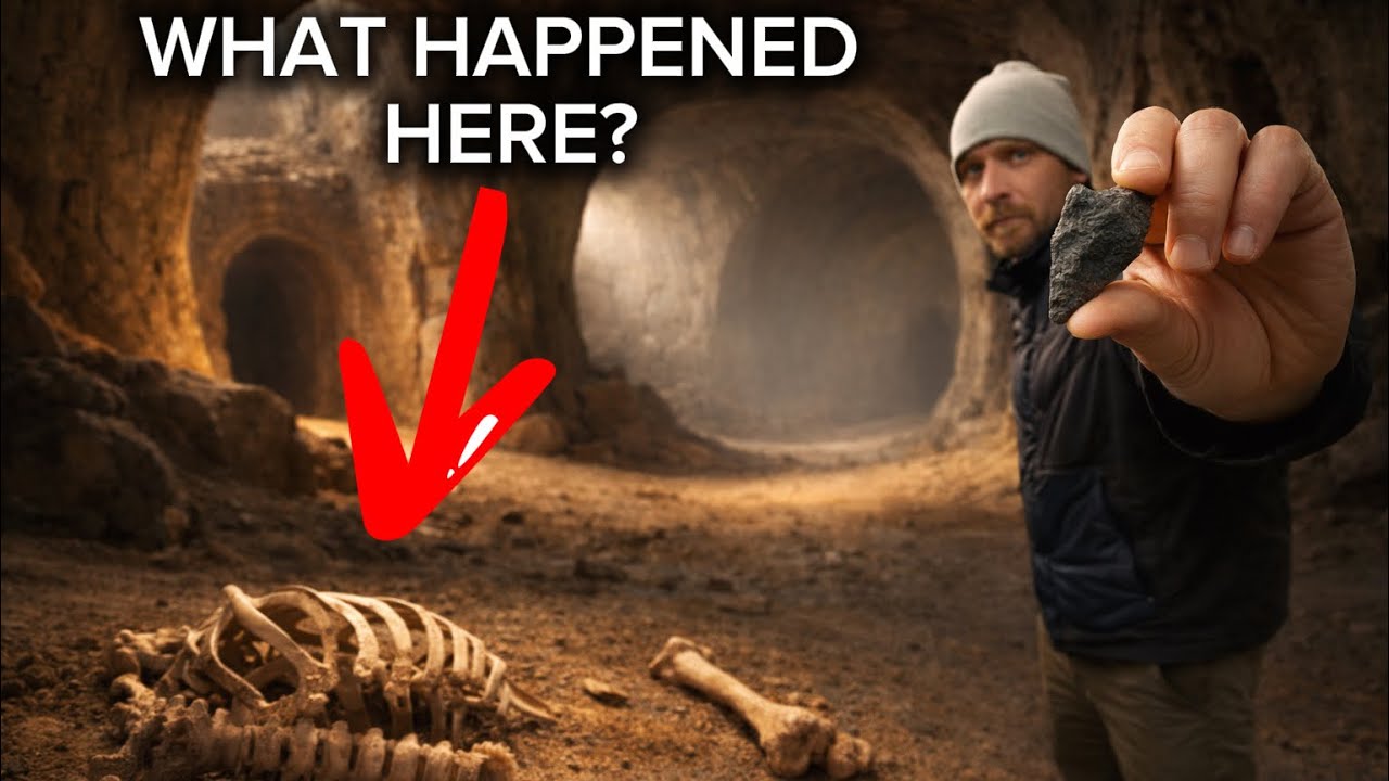 Я исследовал подземный город возрастом 6000 лет… и обнаружил человеческие кости.