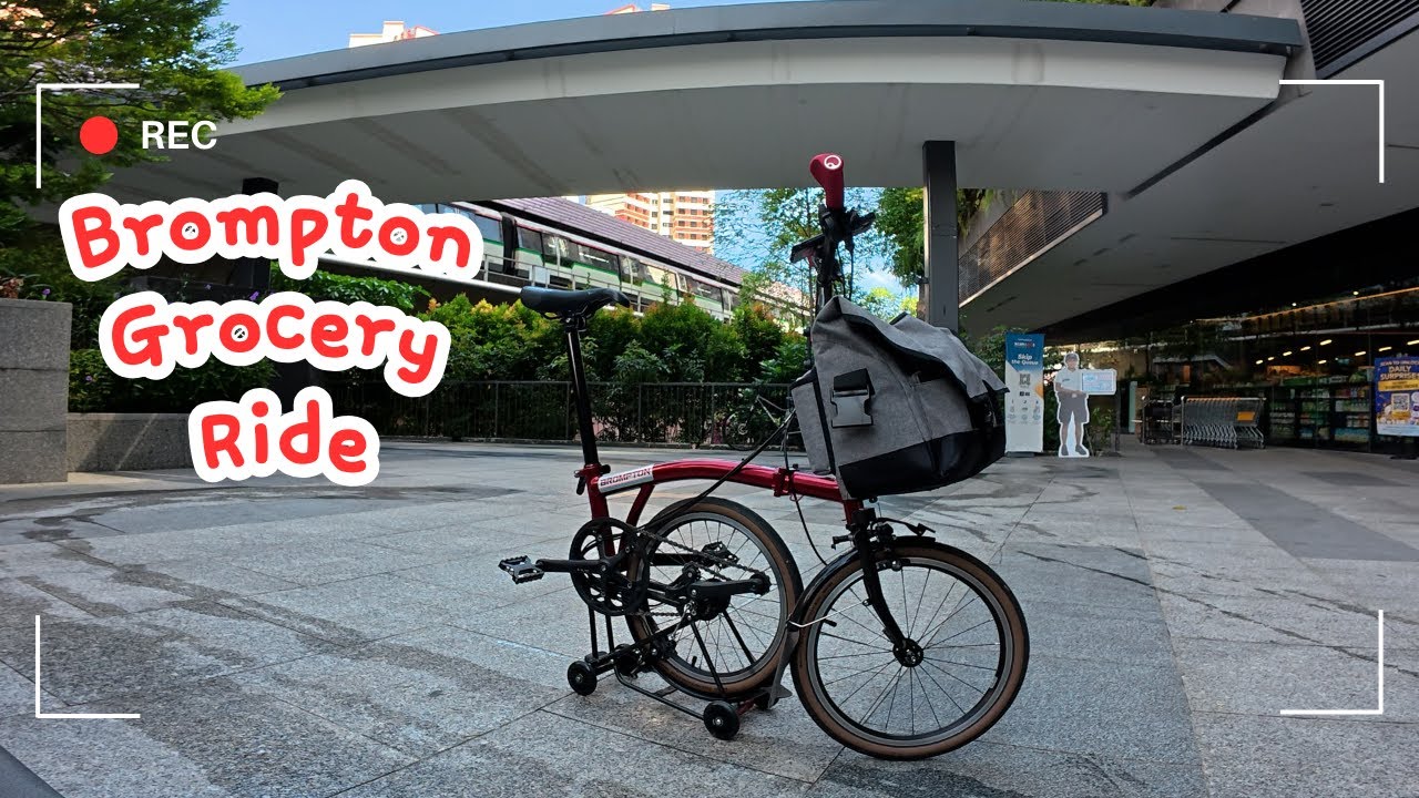 Grocery Shopping with Brompton in Singapore – A Chill Daily Routine