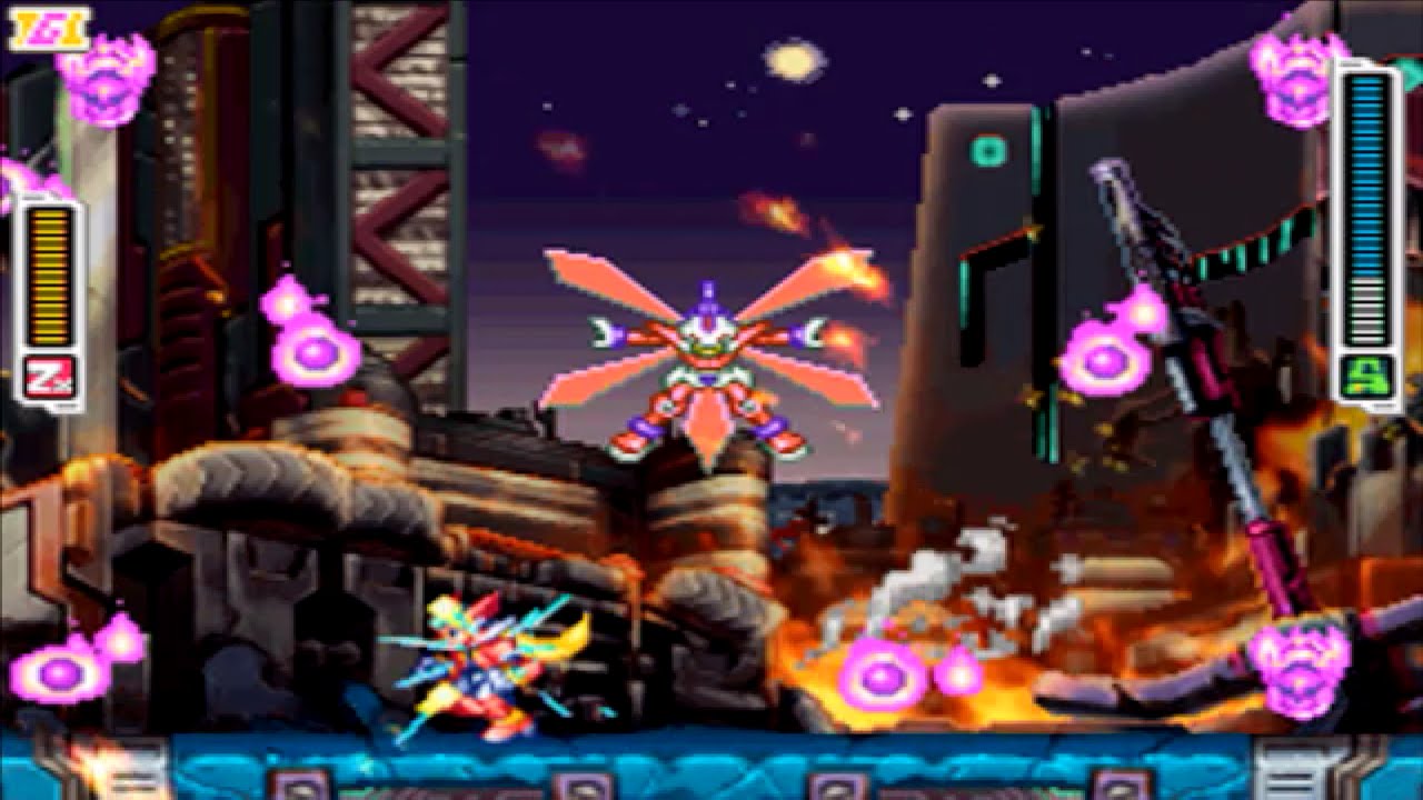 ロックマンZX (ハード)　⑯エリアO　プロメテ＆パンドラ戦