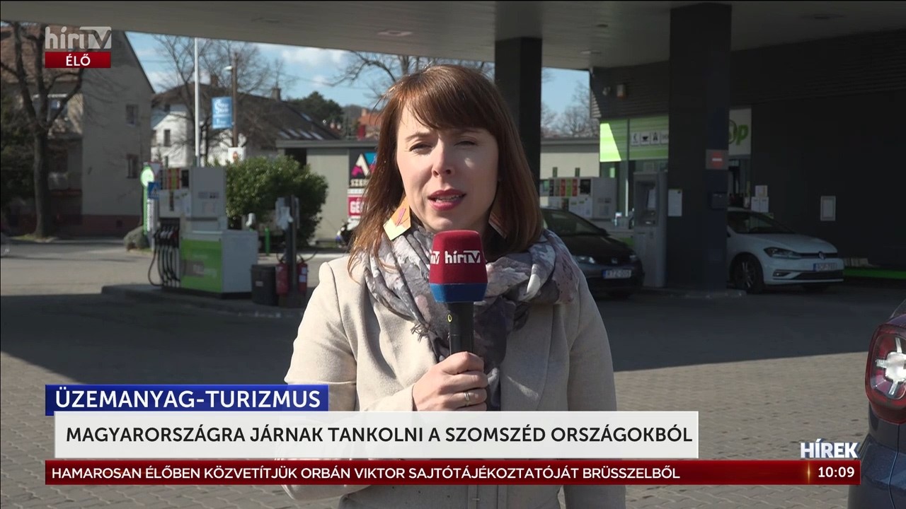 Magyarországra járnak tankolni a szomszéd országokból - HírTV