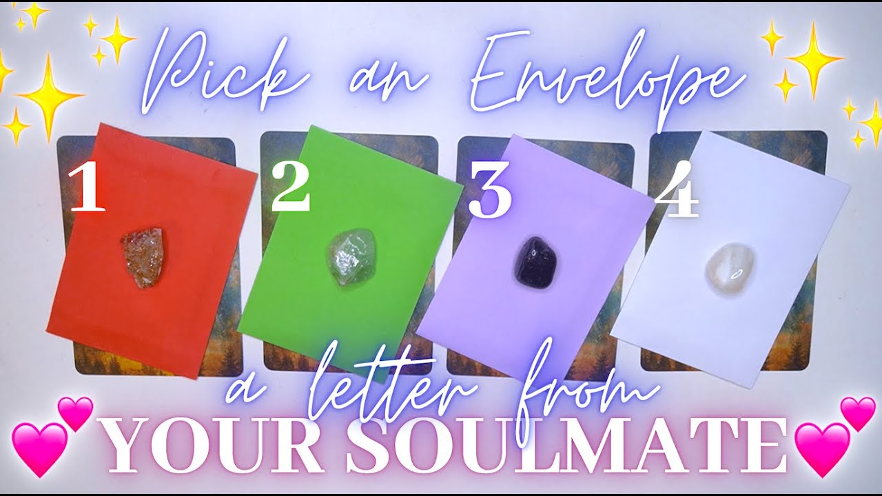 A LETTER FROM YOUR SOULMATE ✉️🥰💘 Detailed Pick-a-Card Tarot Reading ✨