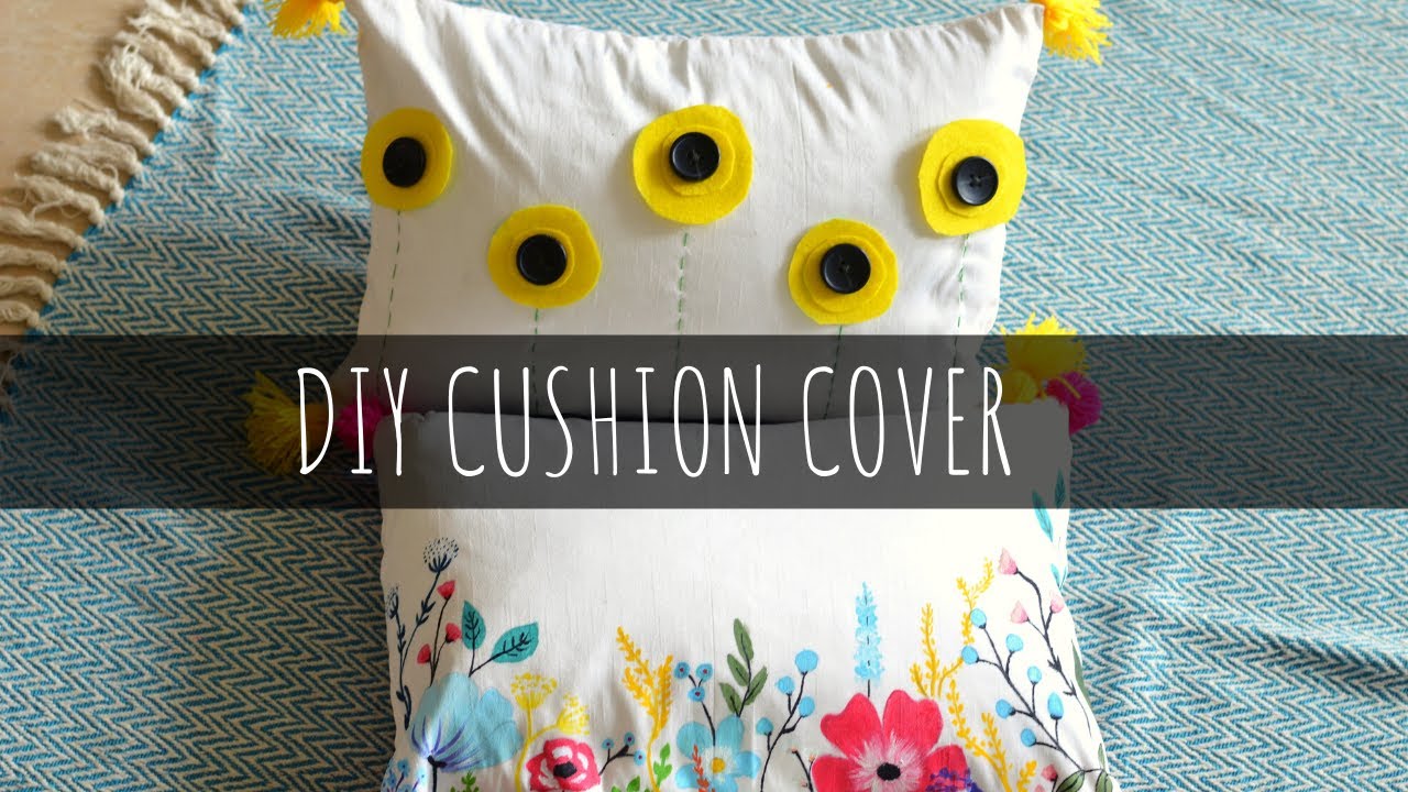 2 Simple and Easy Cushion Cover Ideas | Step By Step DIY Tutorial | Pillow Cover DIY