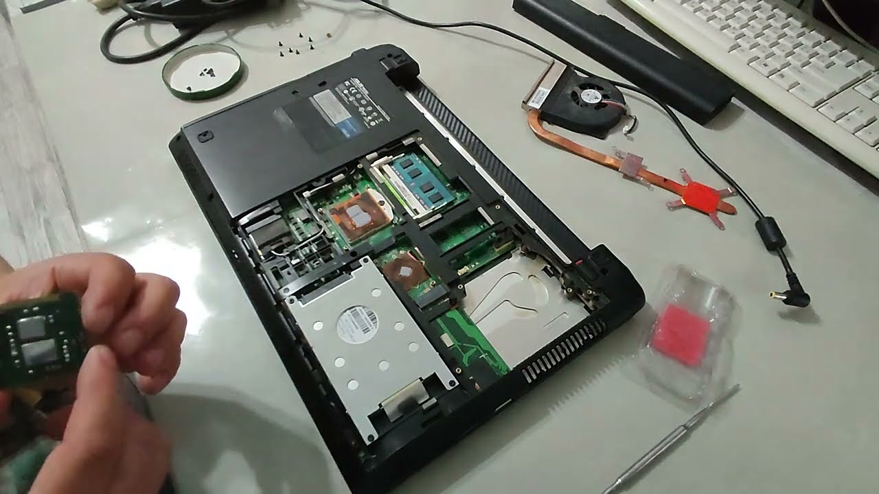 Ноутбук asus PRO5IJ замена процессора