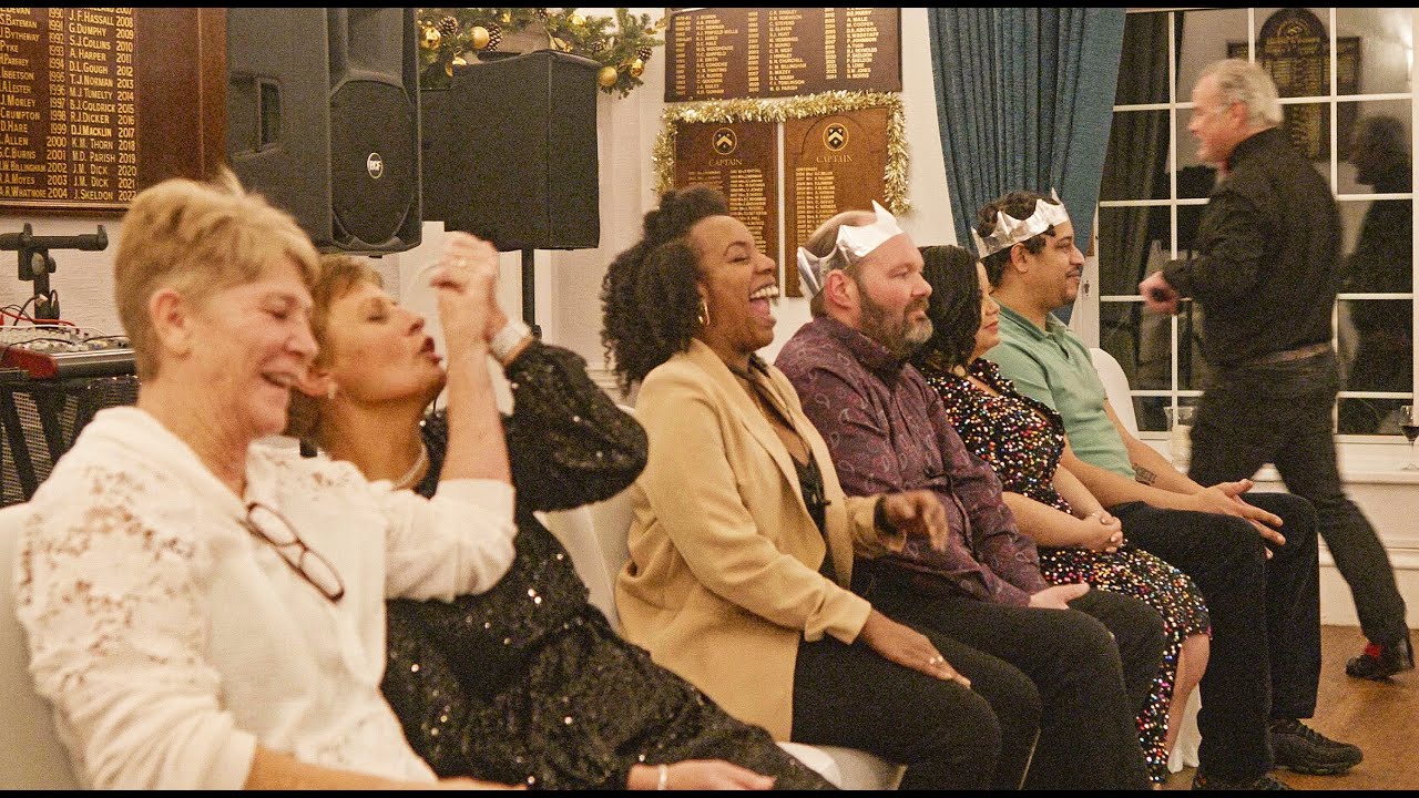 Simon Sez - Comedy Stage Hypnosis - Smells lead to Christmas Party Fun !!