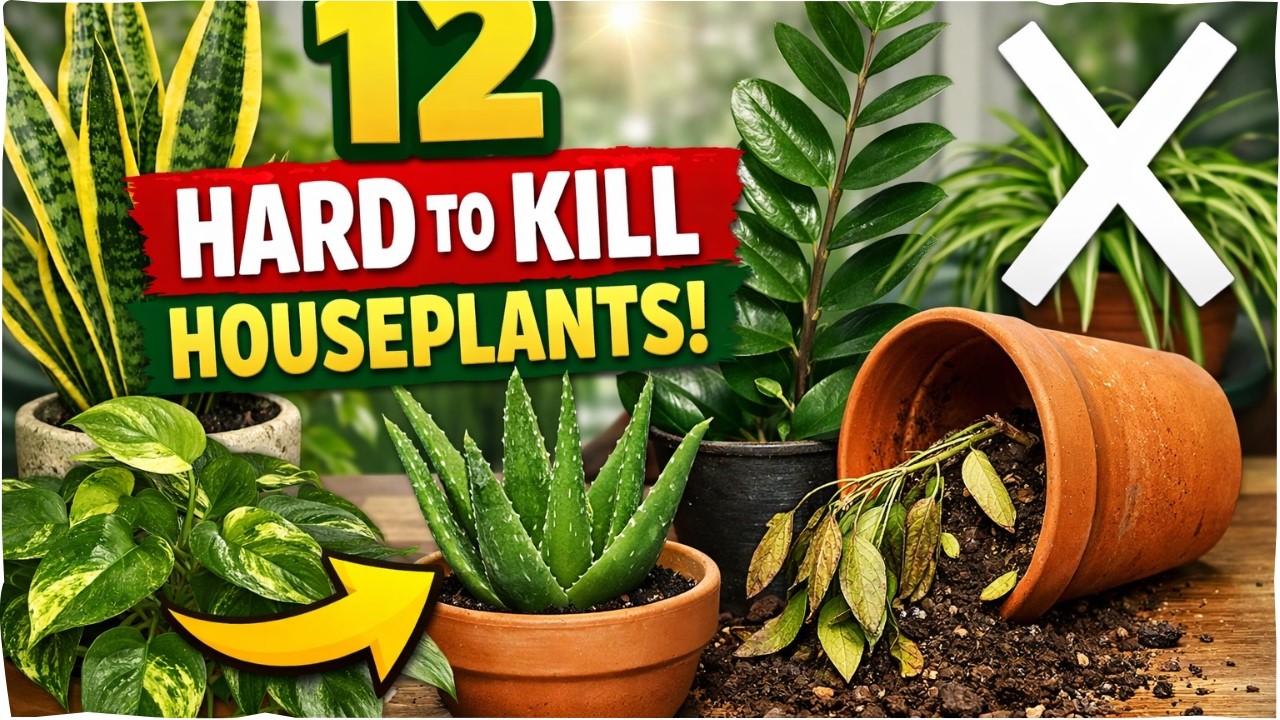 12 Hard to Kill Houseplants Perfect for Beginners (Low Maintenance Plants)