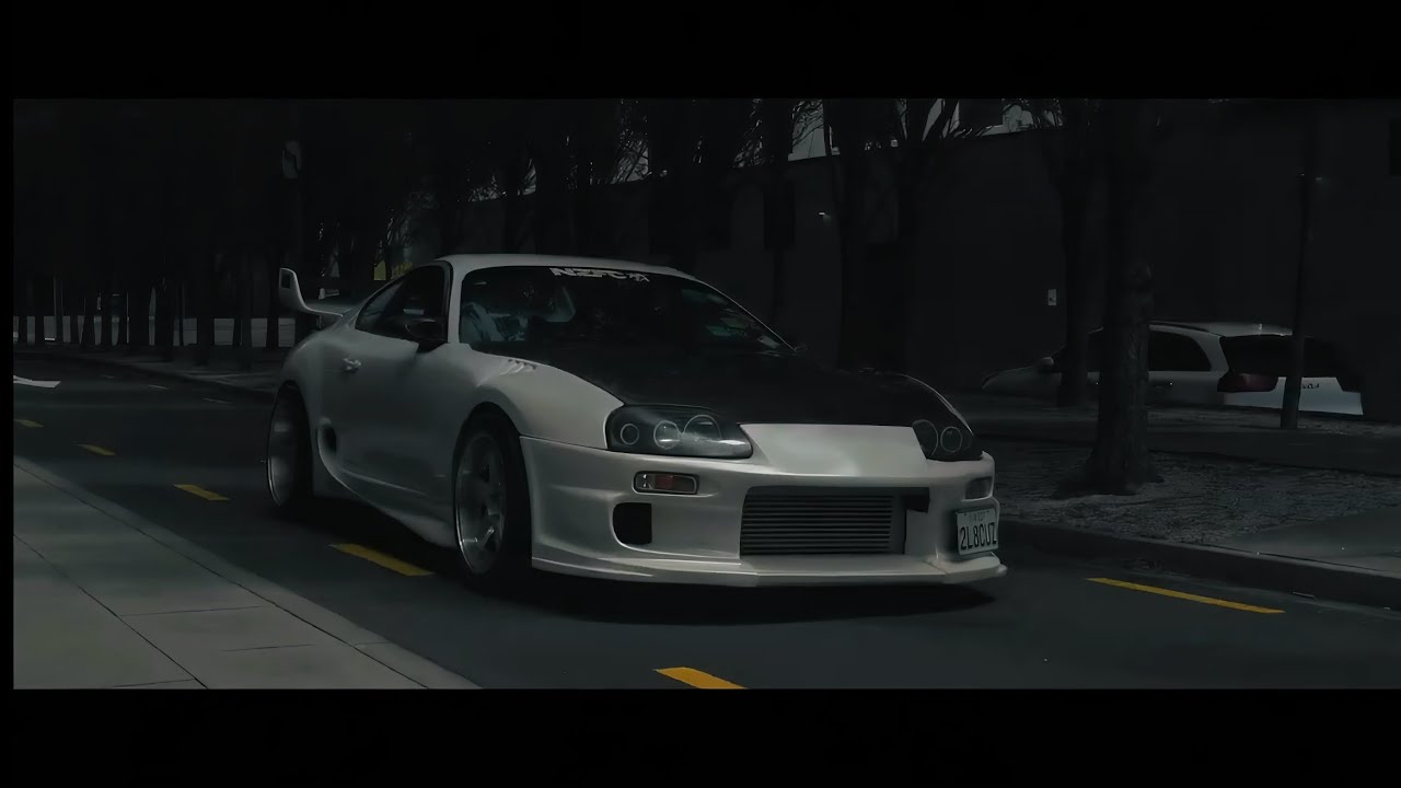 Car twixter cinematic Supra Mk4 4k quality #ahadkhan1110 #supramk4 
