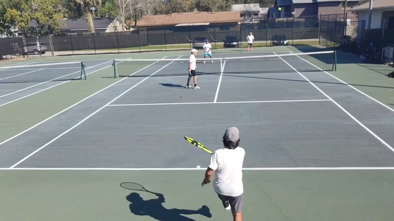 Friendly doubles match