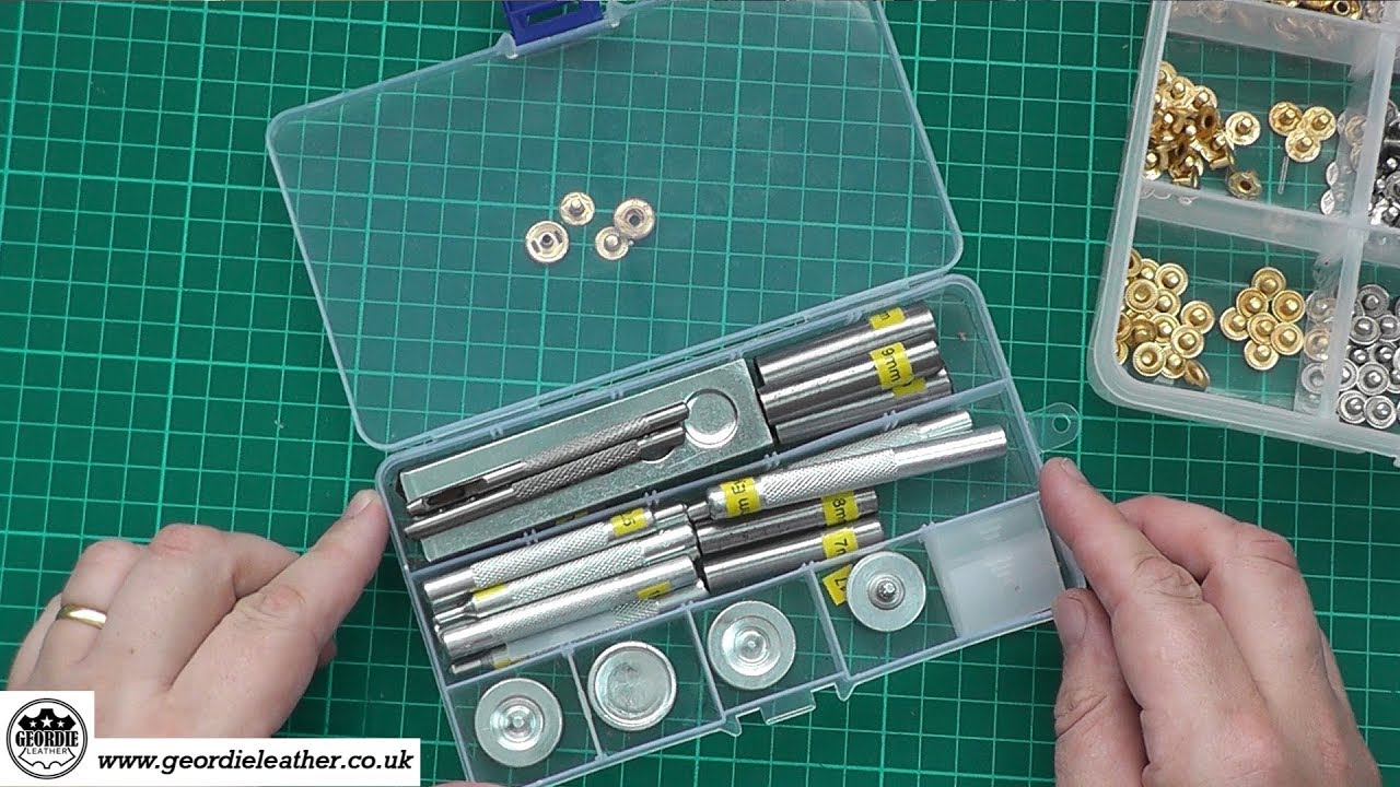 #15 Snap Fasteners / Press Studs - Leather Work For Beginners