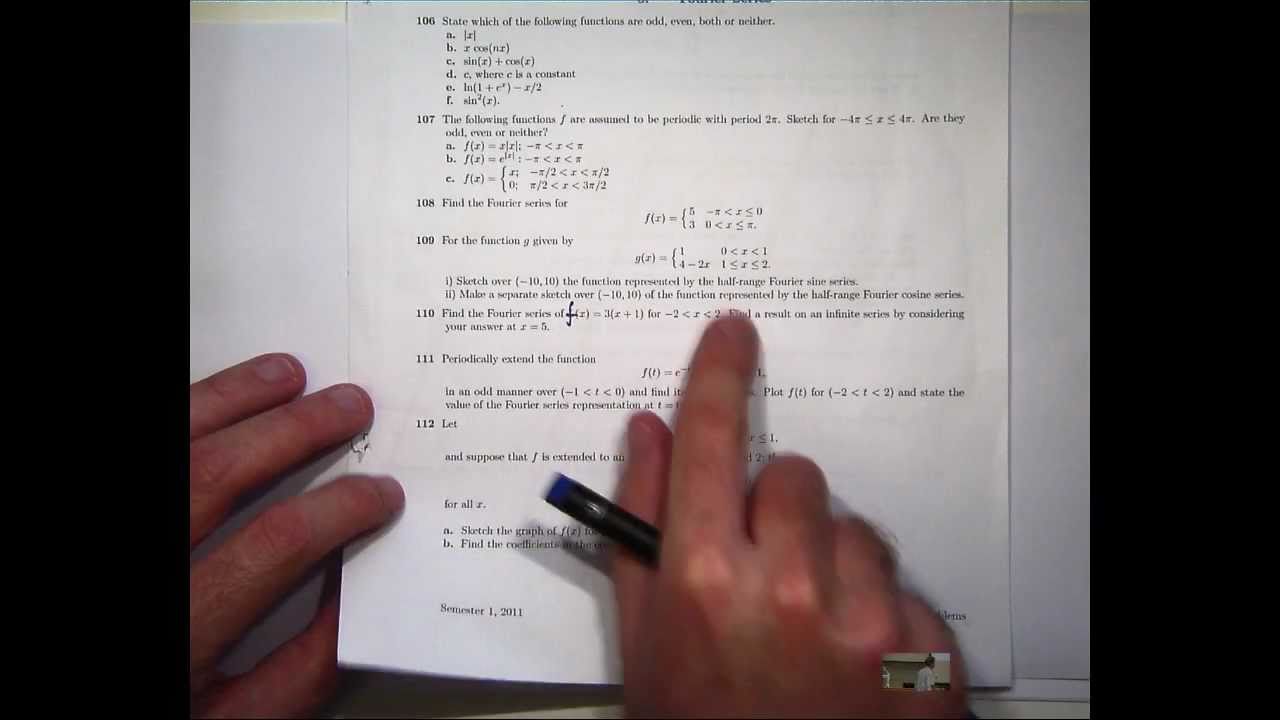 Tutorial on Fourier series