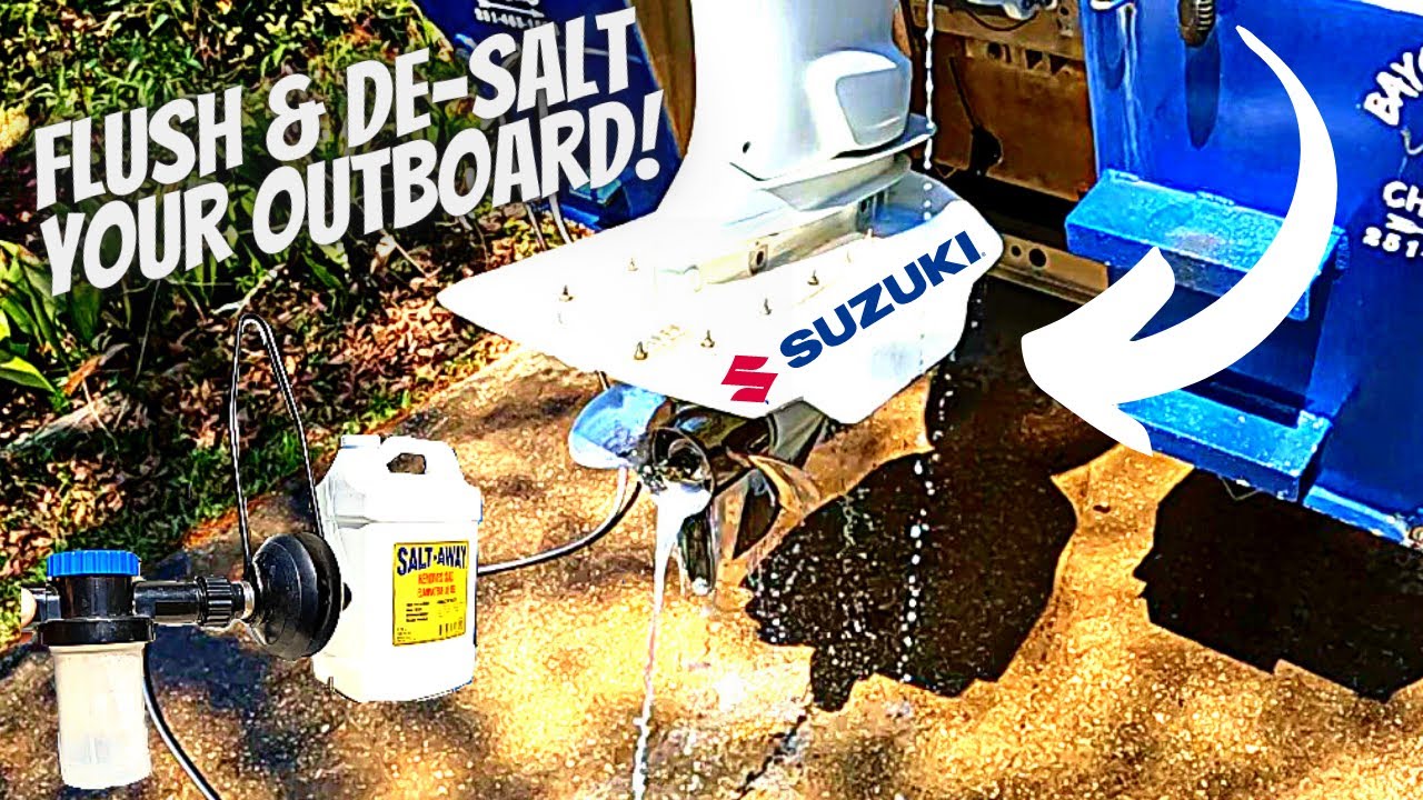 How to **FLUSH and DE-SALT** Your Outboard Motor PROPERLY!