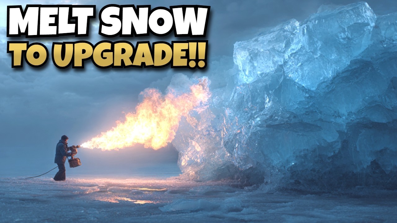 Melting Ice with a Flamethrower is SO MUCH FUN! | Froggy Hates Snow