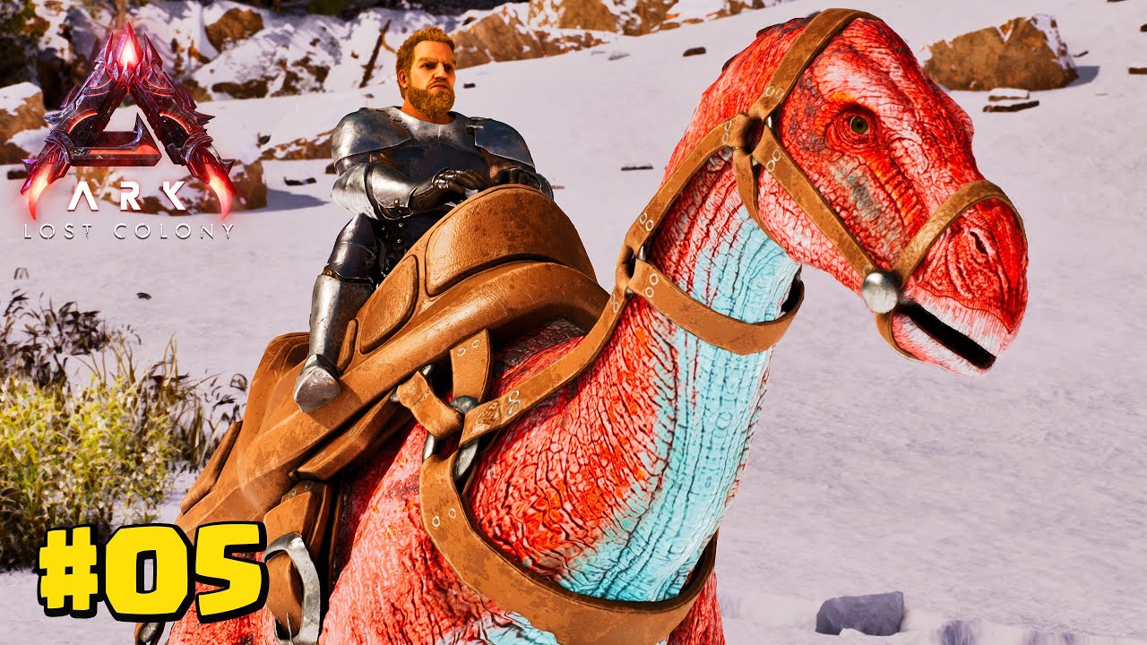 UMA VIAGEM CHEIA DE EMOÇÔES COM O MEU IGUANODONTE! - LOST COLONY - ARK: SURVIVAL ASCENDED #05