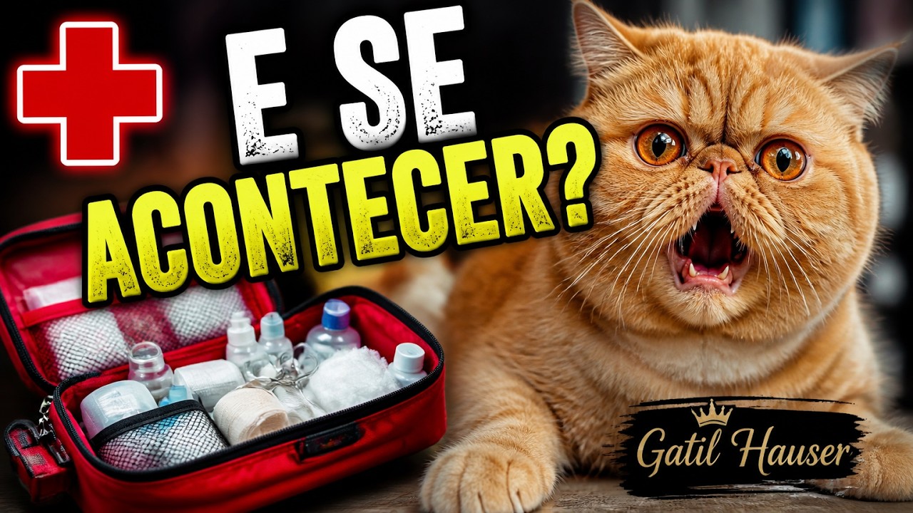 Primeiros socorros em cães e gatos - Gatil Hauser