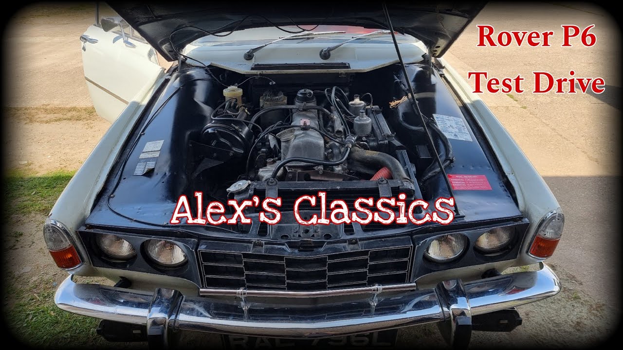 Rover P6 2000 TC - ignition lights - Test drive with Webasto sunroof open