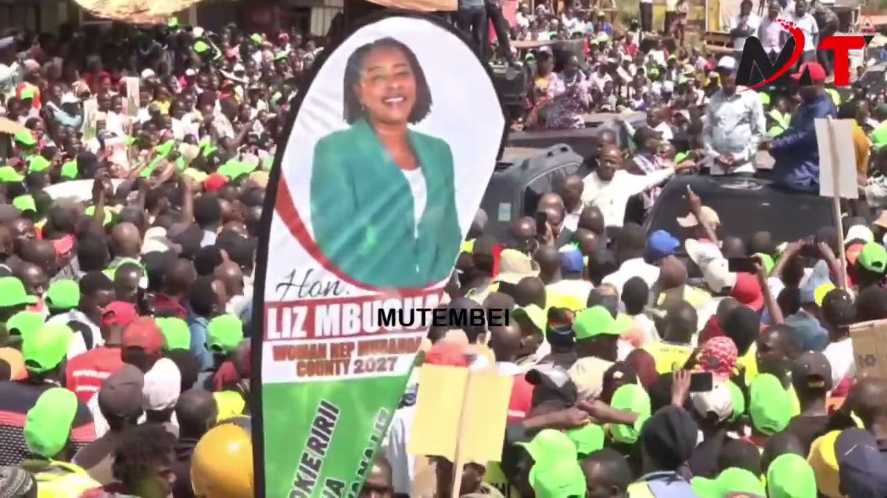 RUTO PANICS AS MILLIONS OF KIKUYUS STROM OPPOSITION MEGGA RALLY IN MURANGA CHANTING WANTAM!!