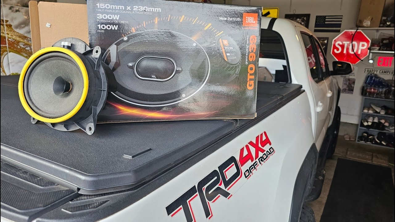 Front Door Speakers Install JBL GTO939 on 2018 Tacoma