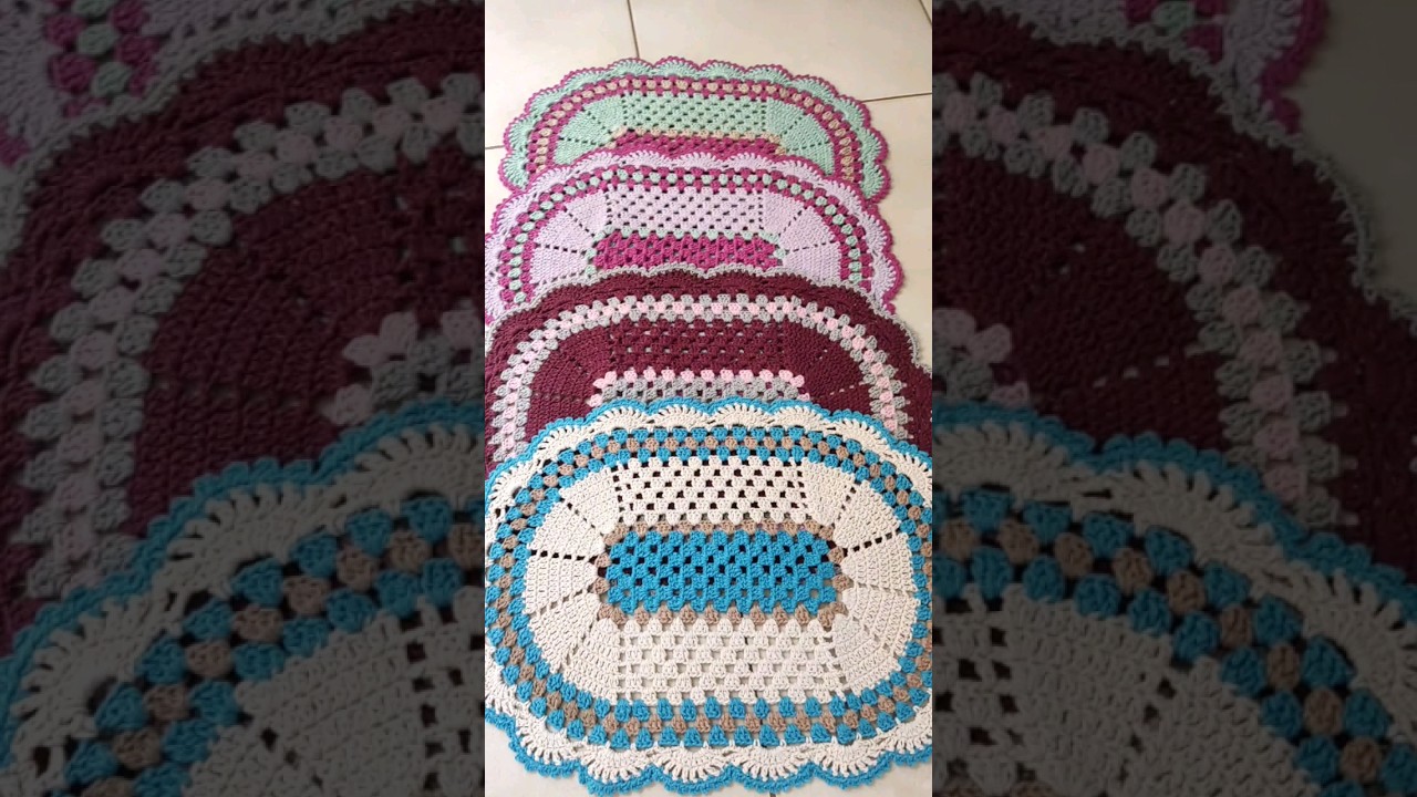 Tapetes econ&ocirc;micos, feito com sobrinhas ❤️Modelo Janine Freitas #croche #prontaentrega