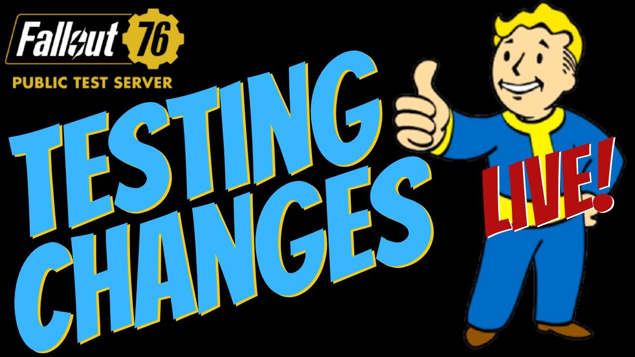 Fallout 76 Livestream - The Public Test Server Is Open!