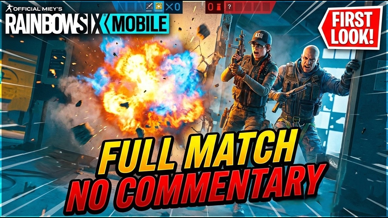 Rainbow Six Mobile: Full Match Walkthrough (No Commentary). R6M | ALPHA LEGENDS |