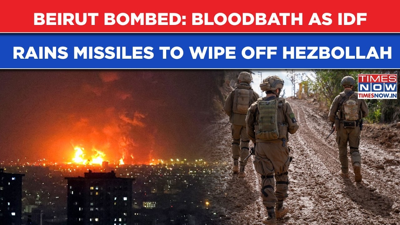 Beirut Bombed: Bloodbath As IDF Rains Missiles To Wipe Off Hezbollah Dens| Navy Blitz Kills IRGC Men