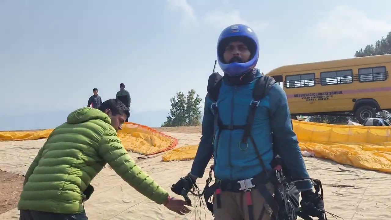 #paragliding day5 intermediate course @*** adventure #