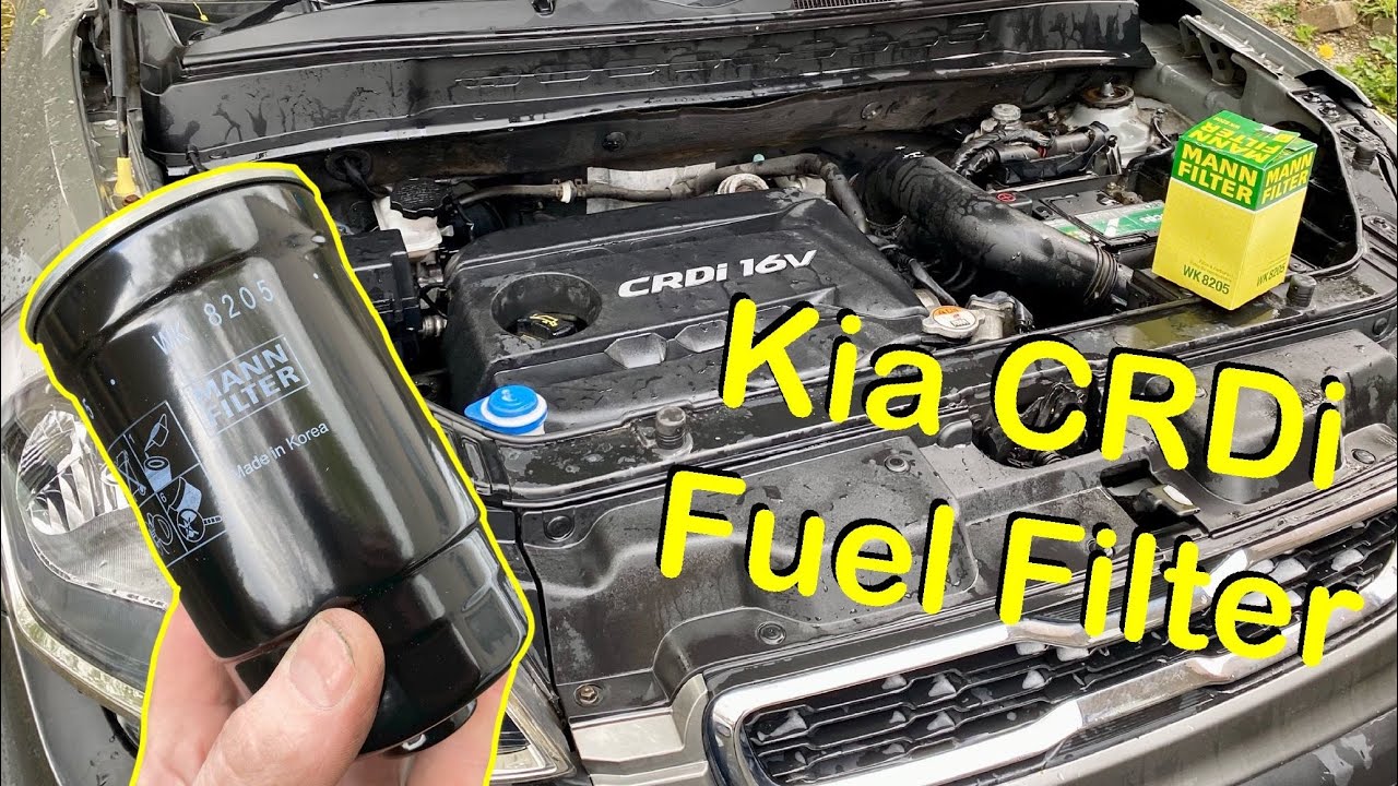 Замена топливного фильтра Kia Soul 1.6 CRDi / Замена дизельного фильтра Kia и Hyundai