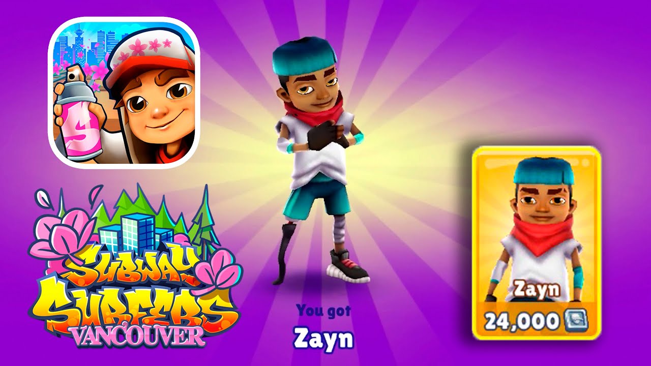 SUBWAY SURFERS VANCOUVER 2022 : UNLOCKING ZAYN