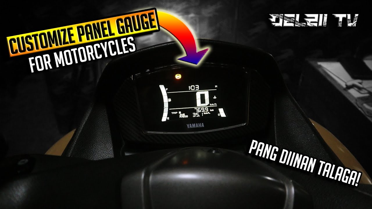 CUSTOMIZE PANEL GAUGE FOR MOTORCYCLES | YAMAHA NMAX 155