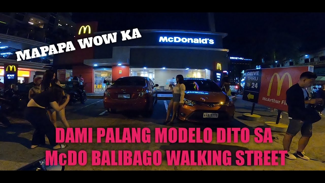 DAMING MODELO PALA NG MCDO WALKING STREET MAPAPA WOW KA NALANG.ANG GAGANDA NILA.