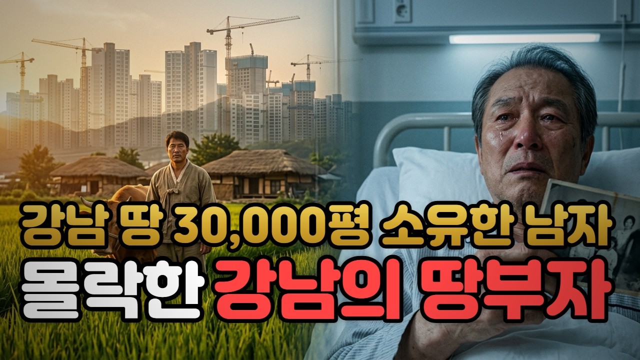 강남 땅 30,000평 소유 역대급 땅부자, 아들의 도장 한방에  몰락한 부동산 황제