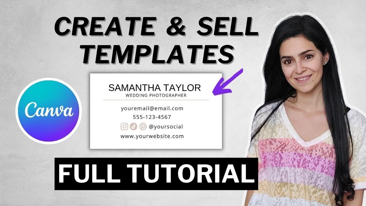 Create CANVA Templates to Sell on Etsy (Step by Step FULL Process)